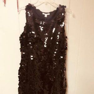 Black Sequin Dress